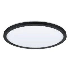 Paulmann Atria Shine LED-paneeli, musta, halkaisija 29 cm, 3000 K, päälle/pois