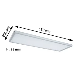 Paulmann Atria Shine Panel him., kromi RGBW 58x20