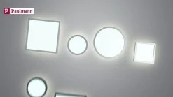 Paulmann Atria Shine Panel on/off musta 840 Ø19cm