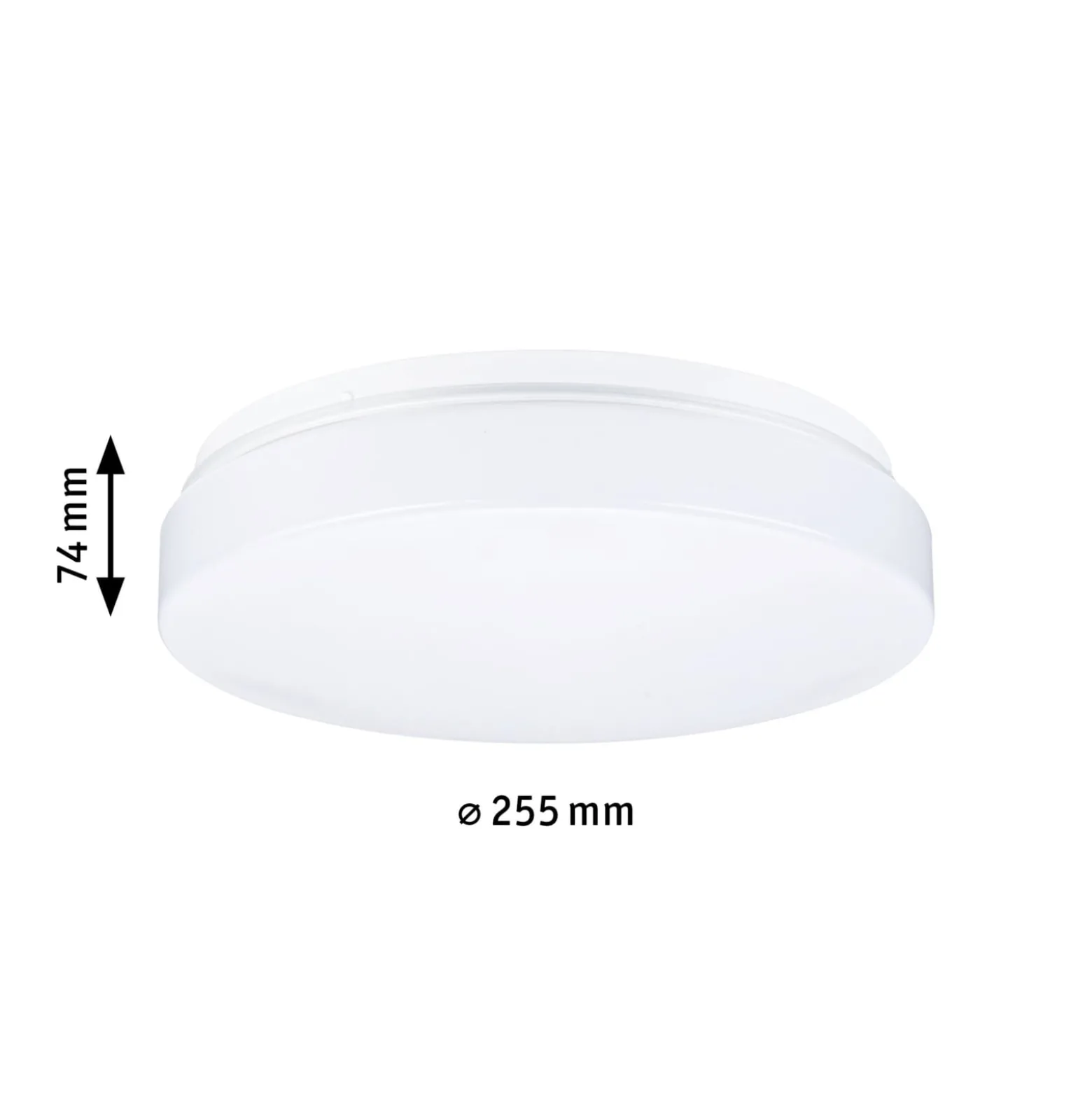 Paulmann Axin -kattovalaisin, halkaisija 26 cm, valkoinen, IP44, E27