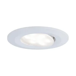 Paulmann Calla, valkoinen, kytkettävä ja kääntyvä, 4 000 K, halkaisija 9 cm, 10