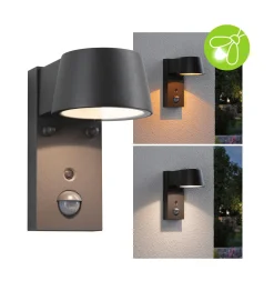 Paulmann Capea LED-anturi ulkoseinälamppu, antrasiitti, alumiini