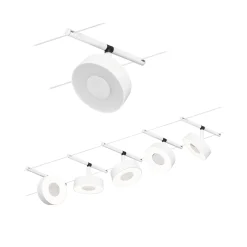 Paulmann Circle-LED-vaijerijärjestelmä 5x, valk.