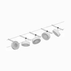 Paulmann Circle-LED-vaijerijärjestelmä 5x, valk.