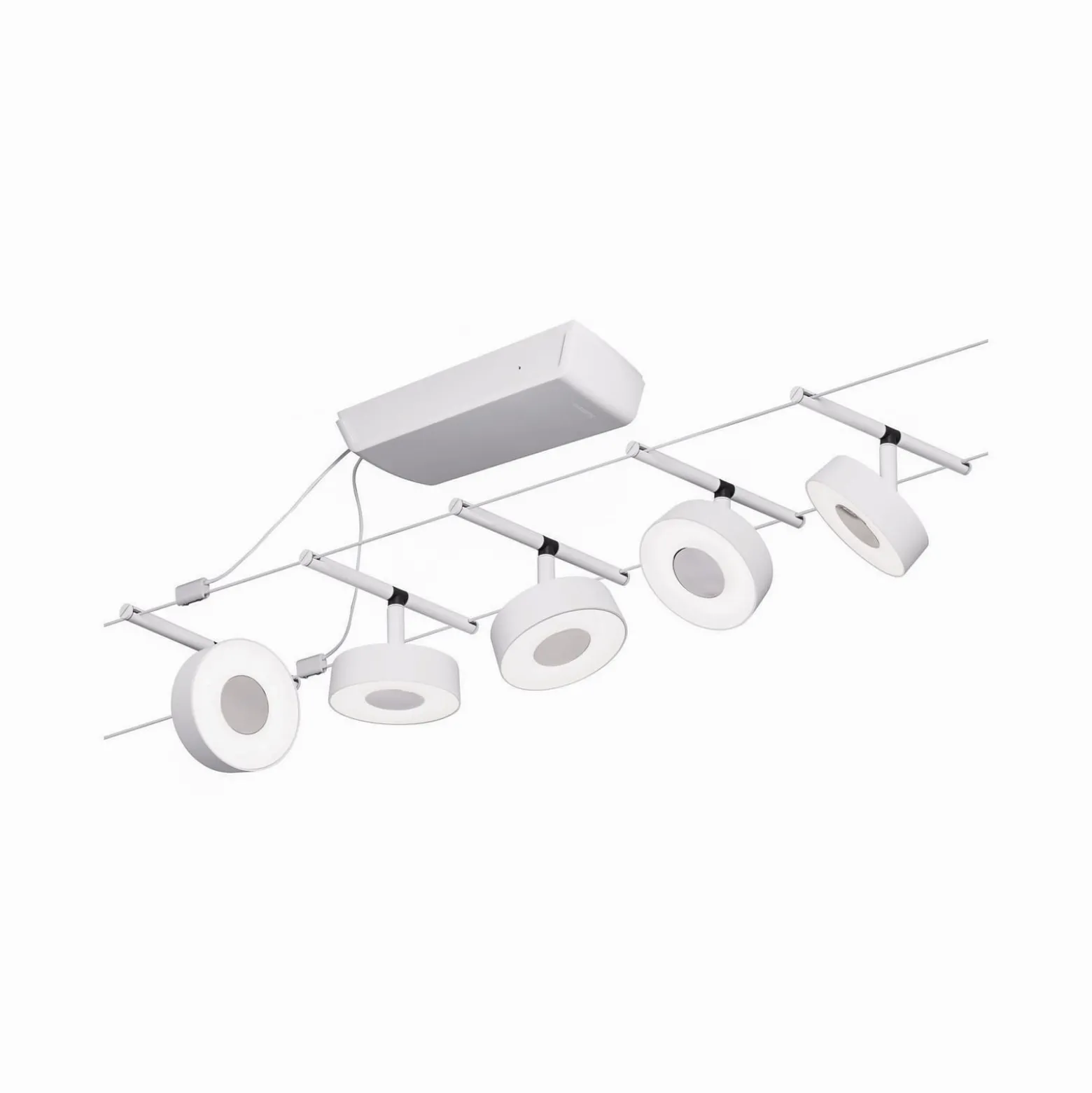 Paulmann Circle-LED-vaijerijärjestelmä 5x, valk.