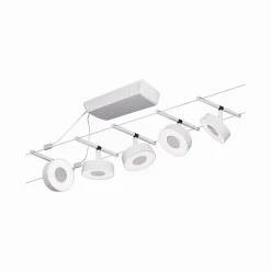 Paulmann Circle-LED-vaijerijärjestelmä 5x, valk.