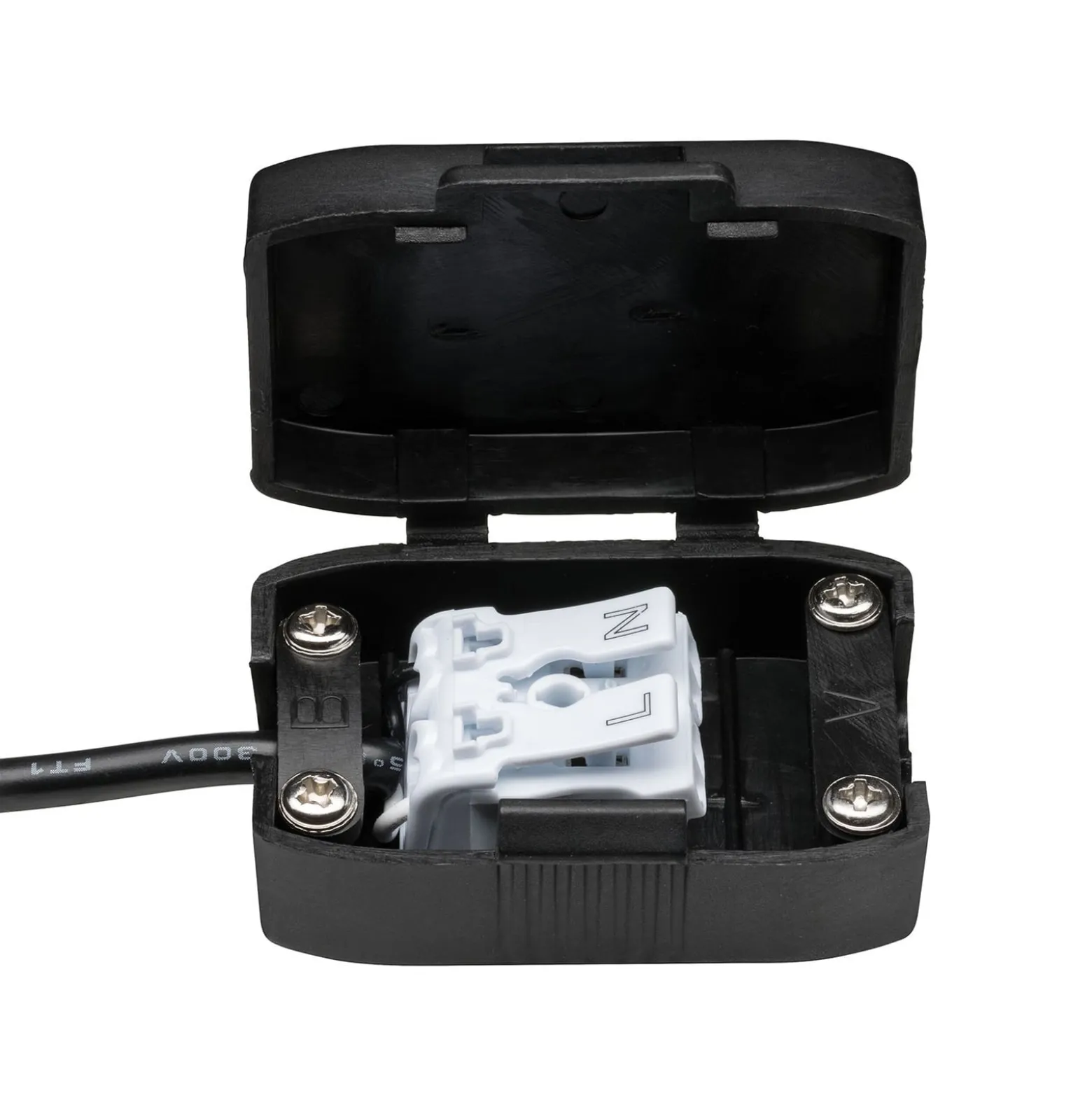 Paulmann Cole LED-Spotlight, hopea-musta