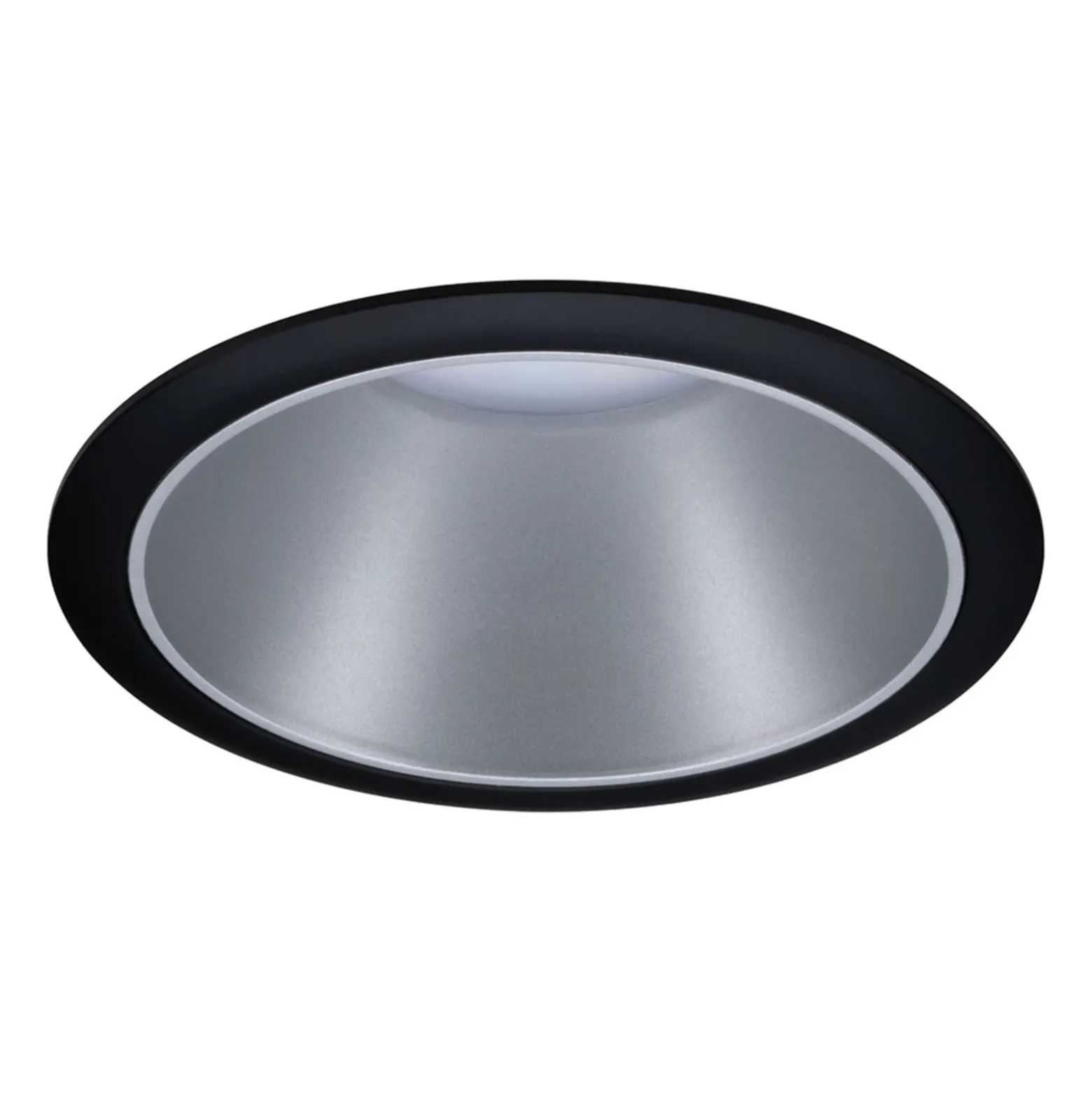 Paulmann Cole LED-Spotlight, hopea-musta