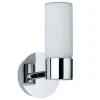 Paulmann Eleon -seinälamppu IP44 kromi/opaali, 1x