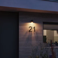 Paulmann Flame LED-ulkoseinävalaisin, musta