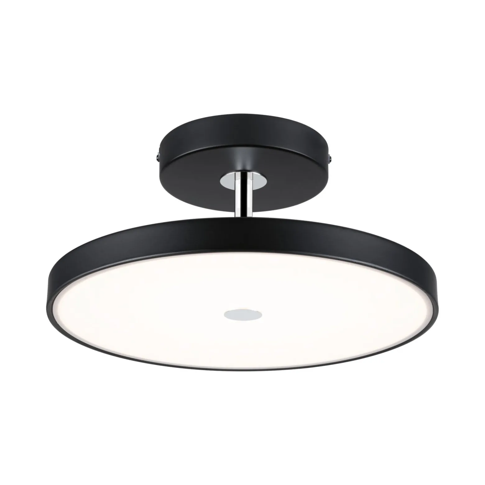 Paulmann Hildor -LED-kattovalo, 3-step-dim, musta