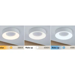 Paulmann HomeSpa Casca LED-kattovalaisin Ø 30 cm, valkoinen