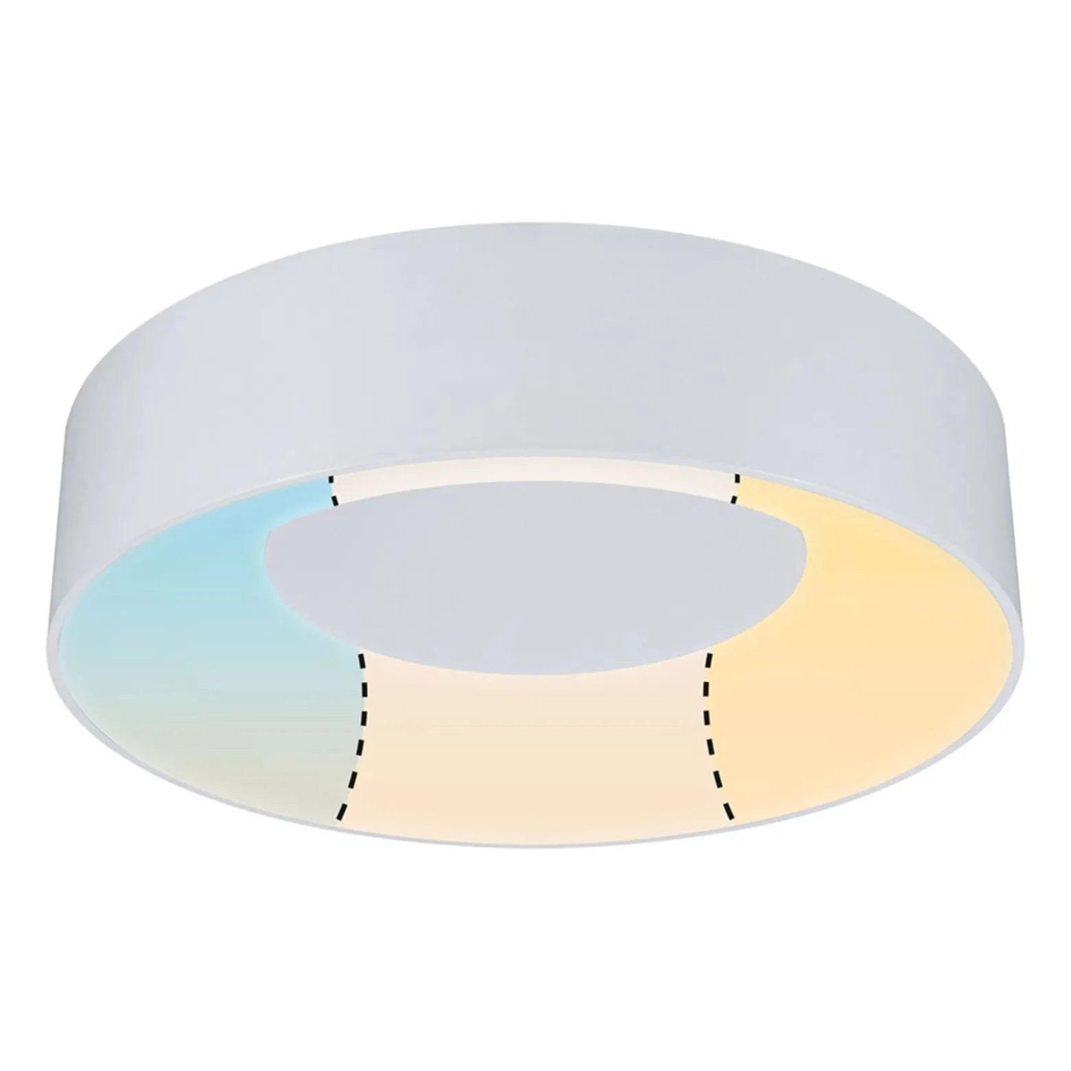 Paulmann HomeSpa Casca LED-kattovalaisin Ø 30 cm, valkoinen