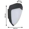 Paulmann Ikosea LED ulkoseinävalaisin, ZigBee 3.0