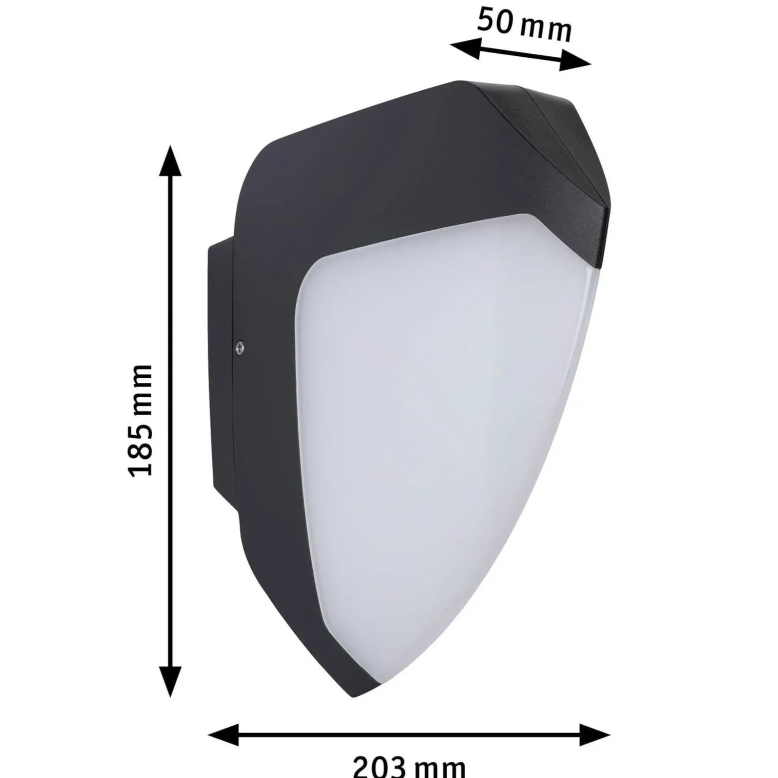 Paulmann Ikosea LED ulkoseinävalaisin, ZigBee 3.0