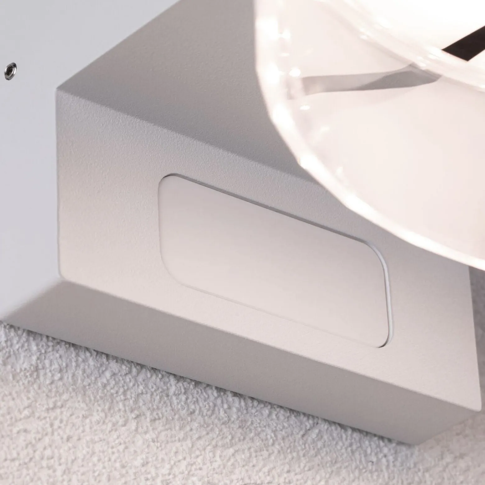 Paulmann LED-anturi ulkoseinävalaisin Capera valkoinen metalli IP44