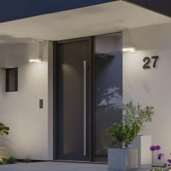 Paulmann LED-anturi ulkoseinävalaisin Capera valkoinen metalli IP44
