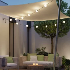 Paulmann LED-aurinkokäyttöinen valoketju Taina, jatko-osa 2 m, IP67