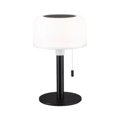 Paulmann LED-aurinkopöytälamppu Bartja, musta, IP44 himmennettävä