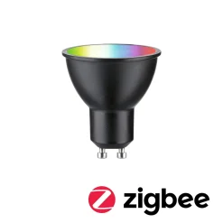 Paulmann LED GU10 4,8W 350lm Zigbee RGBW musta