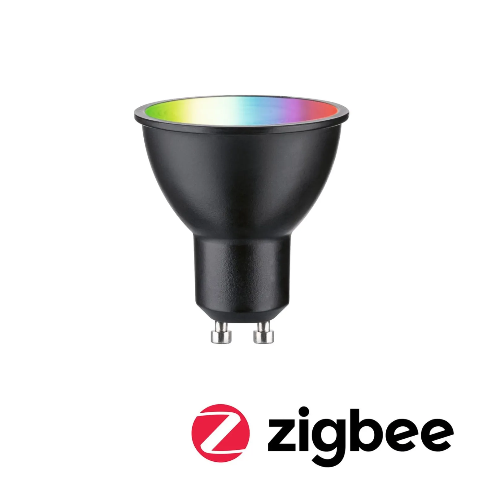 Paulmann LED GU10 4,8W 350lm Zigbee RGBW musta