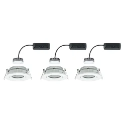 Paulmann LED-kohdevalaisin Nova Plus Coin, 3 kpl, pyöreä, valkoinen, 2 700 K,