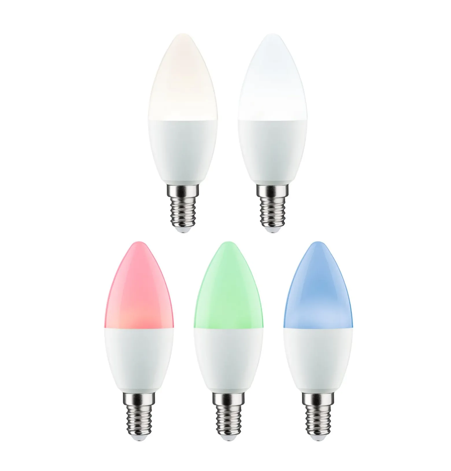 Paulmann-LED-kynttilä E14 5W 470lm Zigbee RGBW