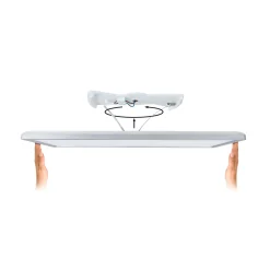 Paulmann LED-paneeli Atria Shine 29 cm, puu, IP44, 3000 K, päälle/pois