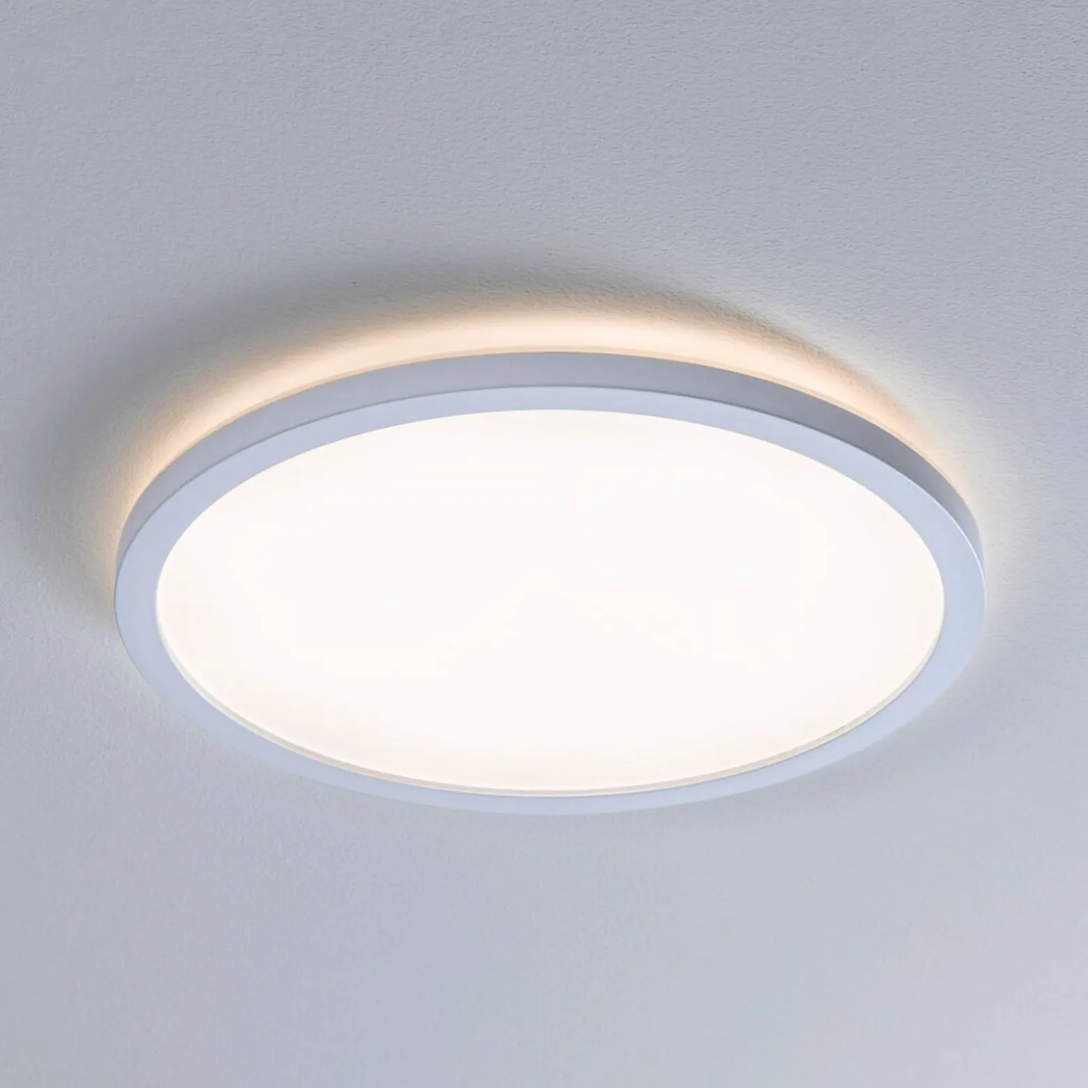 Paulmann LED-paneeli Atria Shine, halkaisija 29 cm, valkoinen, IP44, 3000 K,