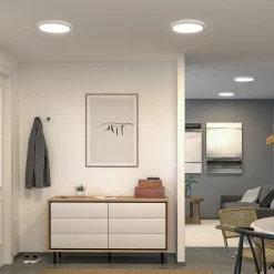 Paulmann LED-paneeli Atria Shine, halkaisija 29 cm, valkoinen, IP44, 3000 K,