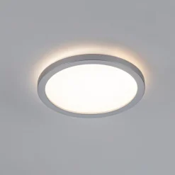 Paulmann LED-paneeli Atria Shine kromi Ø19 cm 3000 K päälle/pois IP20