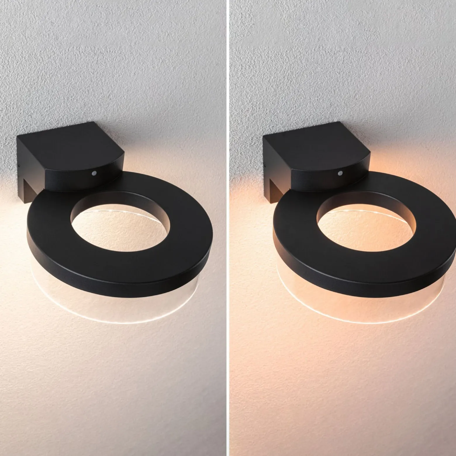 Paulmann LED-seinävalaisin Capera, antrasiitti, CCT, IP44