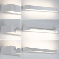 Paulmann LED-seinävalaisin Lucille, valkoinen, 60 cm, himmennettävä, IP44