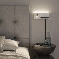 Paulmann LED-seinävalaisin Serra, musta, 2700 K, oikea