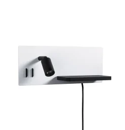 Paulmann LED-seinävalaisin Serra, musta, 2700 K, oikea
