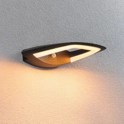 Paulmann LED-tunnistimella varustettu ulkoseinävalaisin Akena, 2200 K,
