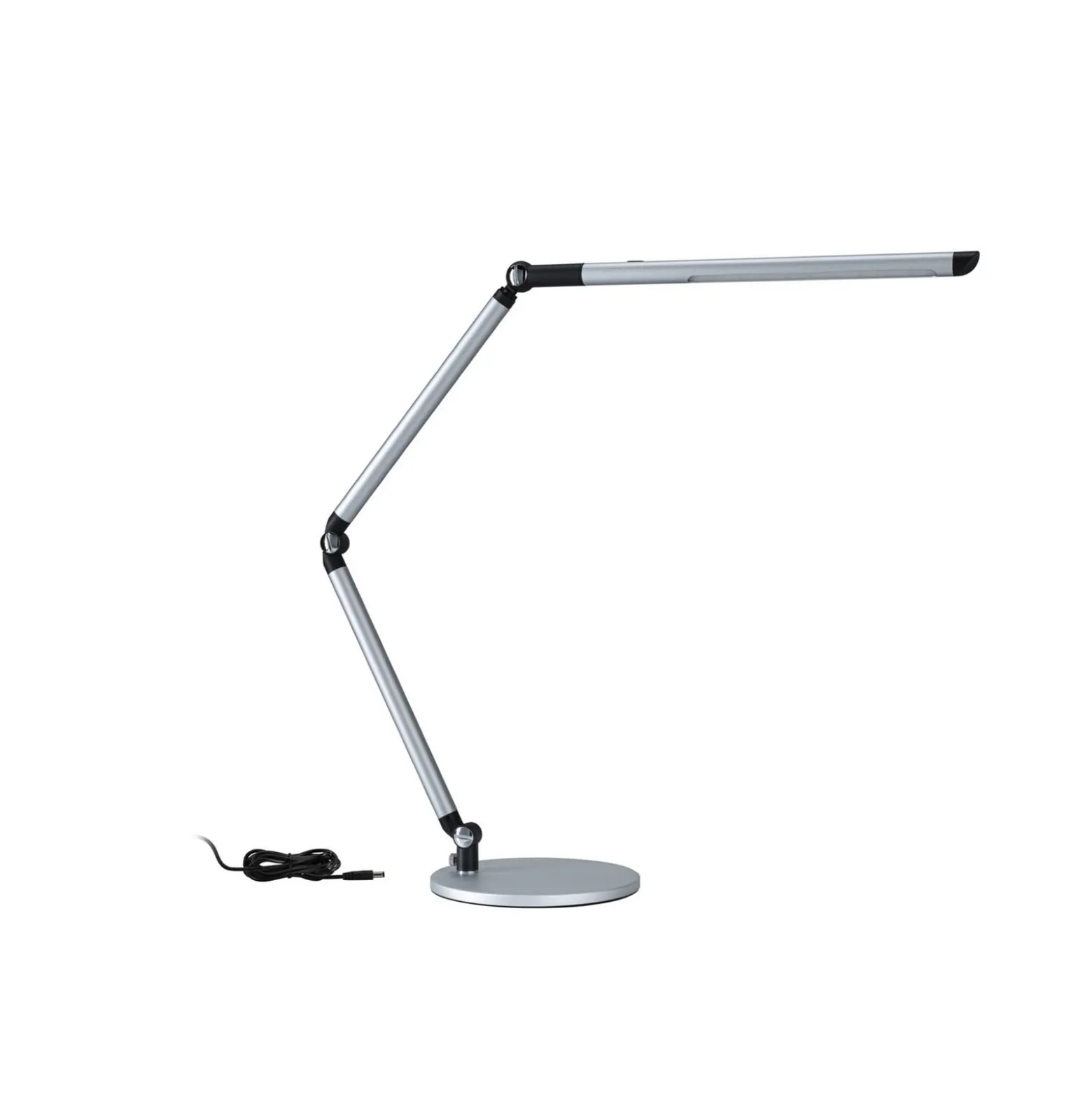 Paulmann LED-työpöytälamppu FlexBar, hopea, 36 cm, CCT