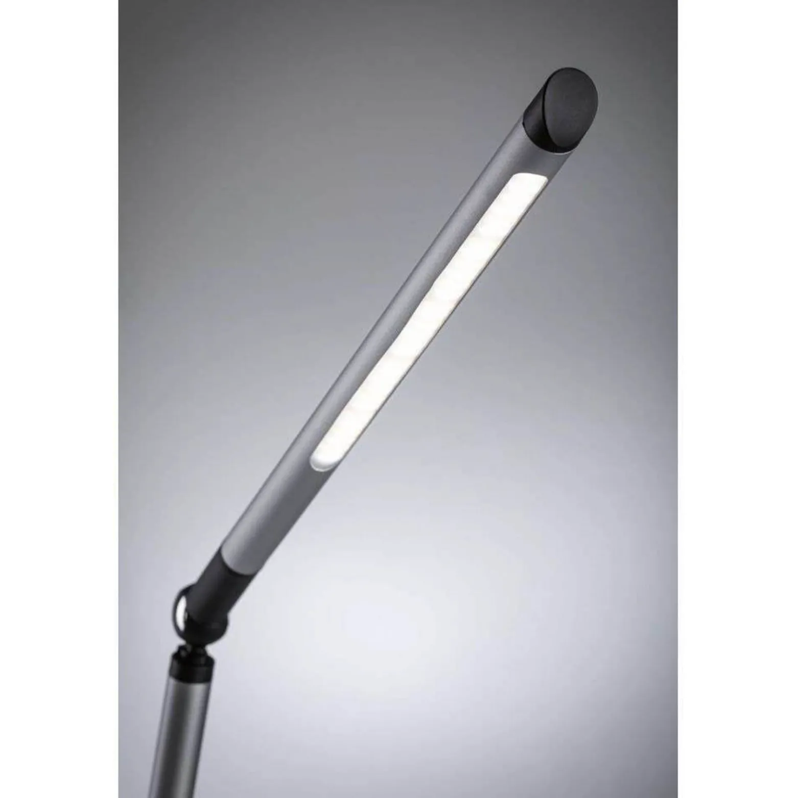 Paulmann LED-työpöytälamppu FlexBar, hopea, 36 cm, CCT