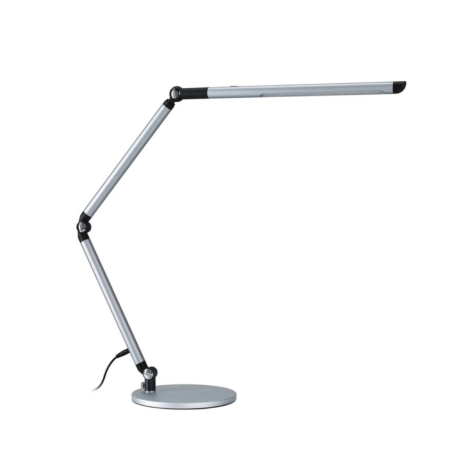 Paulmann LED-työpöytälamppu FlexBar, hopea, 36 cm, CCT