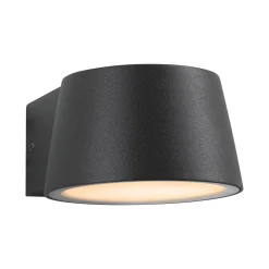 Paulmann LED-ulkoseinälamppu Capea, antrasiitti, alumiini, IP44