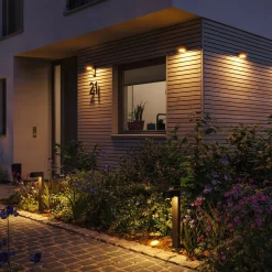 Paulmann LED-ulkoseinälamppu Capea, antrasiitti, alumiini, IP44