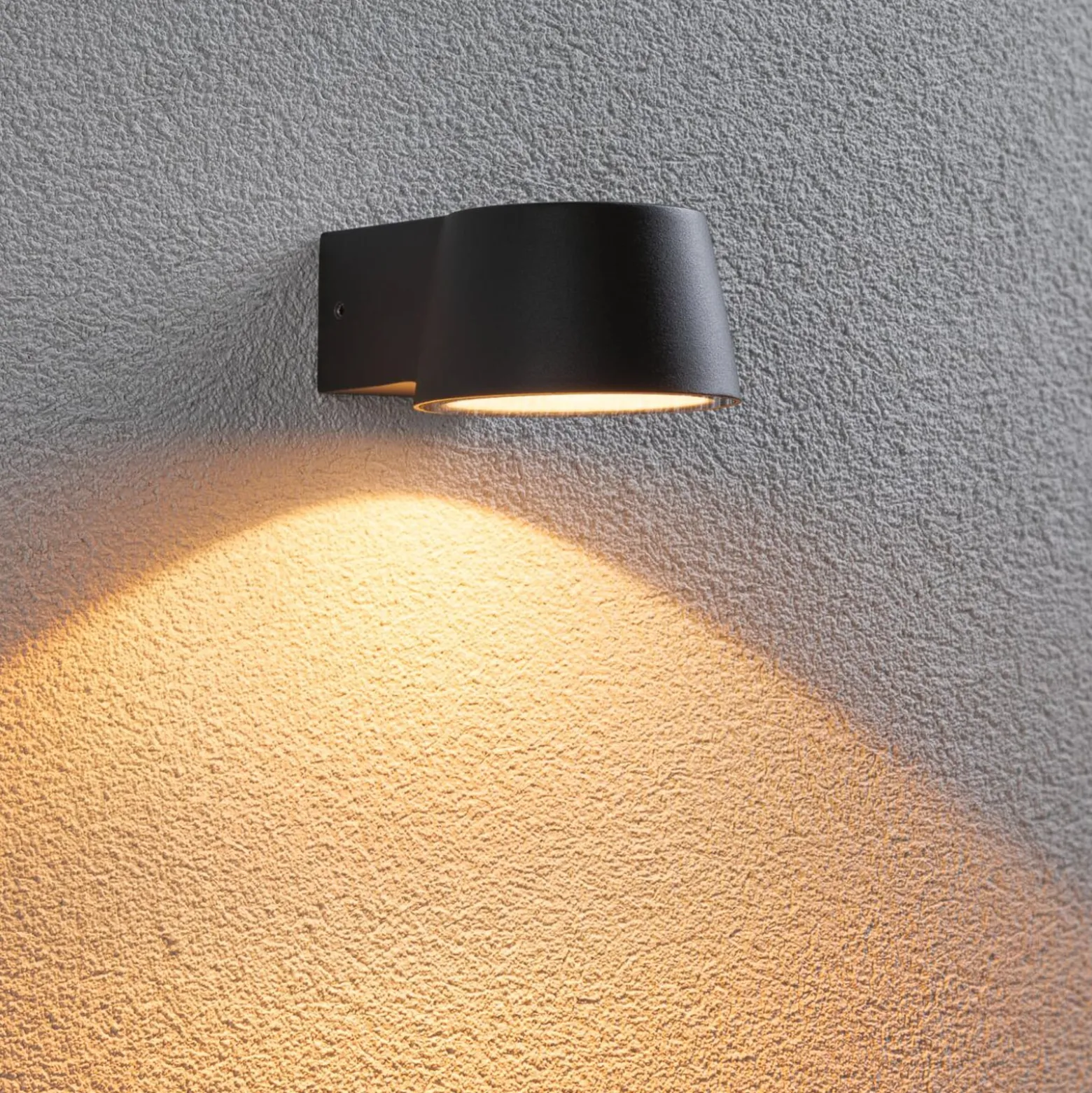 Paulmann LED-ulkoseinälamppu Capea, antrasiitti, alumiini, IP44