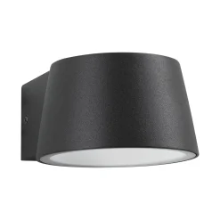 Paulmann LED-ulkoseinälamppu Capea, antrasiitti, alumiini, IP44