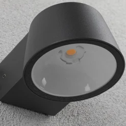 Paulmann LED-ulkoseinälamppu Capea, antrasiitti, alumiini, IP44