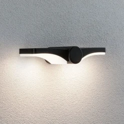 Paulmann LED-ulkoseinävalaisin Pekana, antrasiitti 30 cm alumiinia IP44