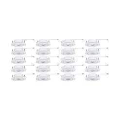 Paulmann LED-uppovalaisin, valkoinen, Ø 8 cm, 4,8 W, 20 kpl:n sarja