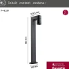 Paulmann LED-valaisin Kimu 1, antrasiitti, 3 000 K