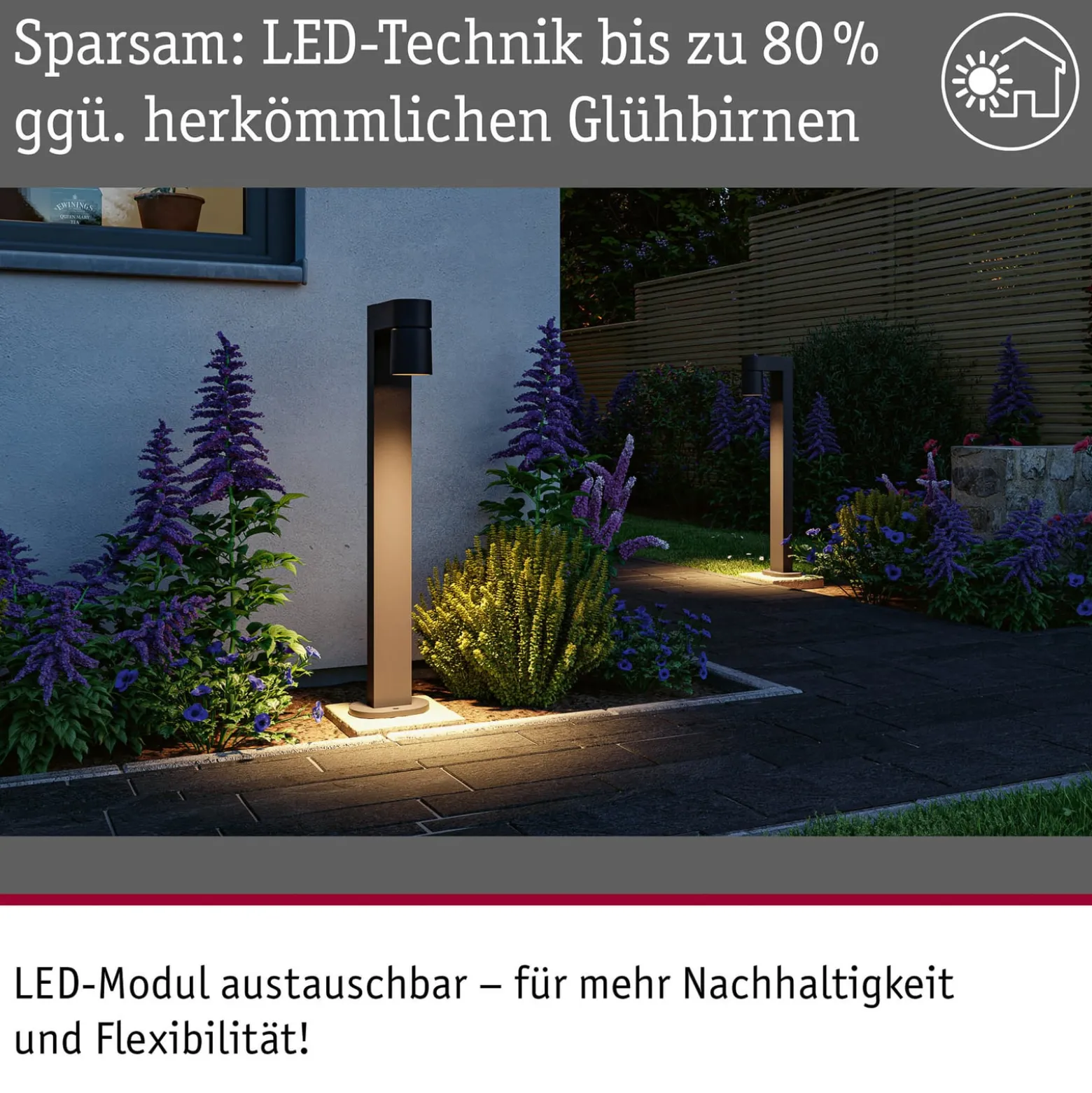 Paulmann LED-valaisin Kimu 1, antrasiitti, 3 000 K