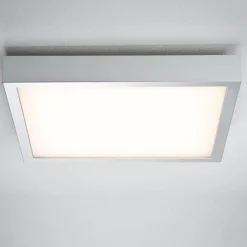 Paulmann Lunar -LED-paneeli, kromi, 40x40cm