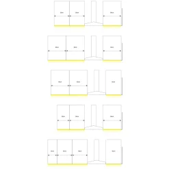Paulmann MaxLED 500 Comfort Set Kitchen 3x60cm
